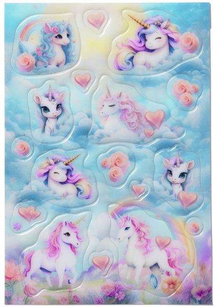 Matrica Herma "Magic" Happy Unicorns
