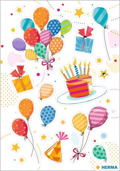 Matrica Herma "Magic" Birthday Party