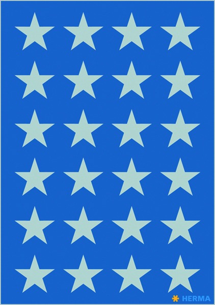 Matrica, karácsonyi Herma "Decor" Silver Stars ezüst