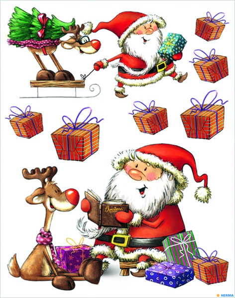 Matrica, karácsonyi Herma "Window Sticker" St. Nicholas Day