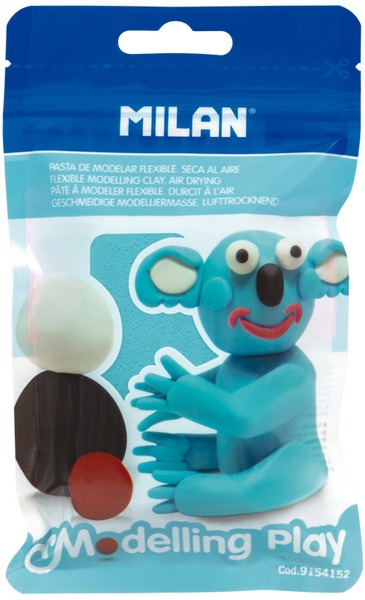 Gyurma 100 g modellező Milan világoskék