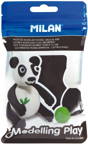 Gyurma 100 g modellező Milan fekete