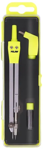 Körző készlet 3 db-os Milan "Acid" sárga