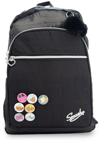 Iskolai hátizsák 23 L ergonomikus Octopus "Badget" Black