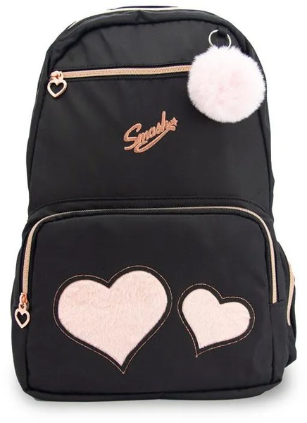 Iskolai hátizsák 23 L ergonomikus Octopus "Fashion" Black Heart