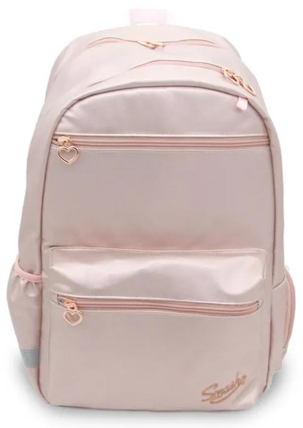 Iskolai hátizsák 23 L ergonomikus Octopus "Fashion" Metal pink