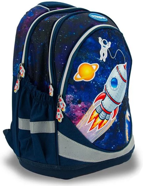 Iskolai hátizsák 34 L ergonomikus, kulacstartóval Octopus "Space"