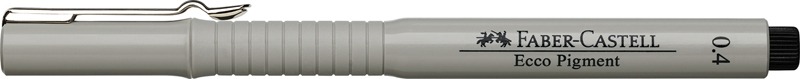 Tűfilc 0,4 mm Faber-Castell "Ecco Pigment" fekete