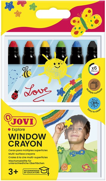 Filctoll készlet üvegre Jovi "Glass" 6 szín