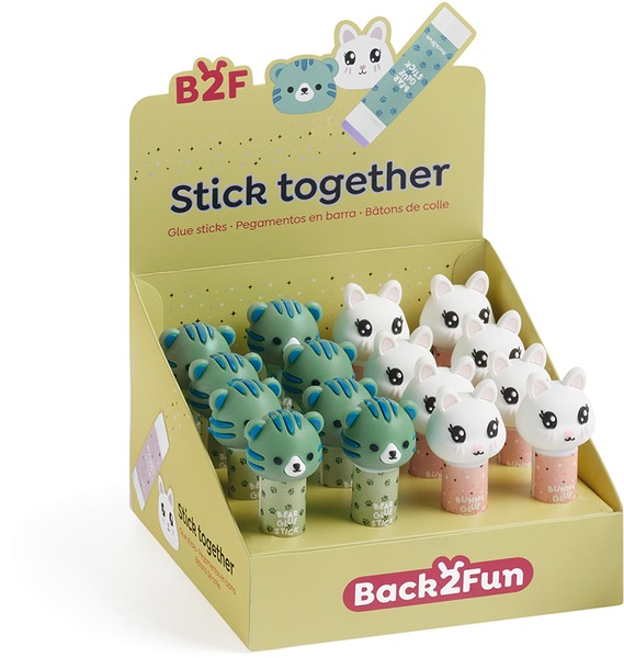 Ragasztó stift display 16 db-os MQ "Stick Together"