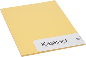 Fénymásolópapír, színes A/4 160 g, 50 ív/csomag Kaskad 57 citromsárga