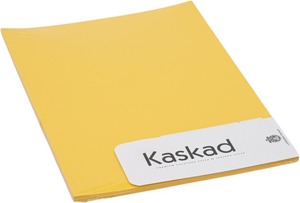Fénymásolópapír, színes A/4 160 g, 50 ív/csomag Kaskad 56 repcesárga