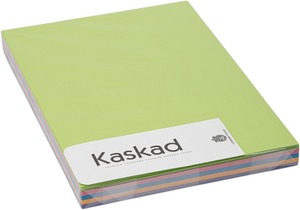 Fénymásolópapír, színes A/4 160 g, 125 ív/csomag Kaskad 5 intenzív szín