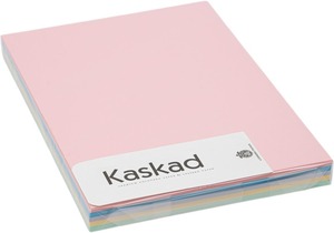 Fénymásolópapír, színes A/4 160 g, 125 ív/csomag Kaskad 5 pasztell szín