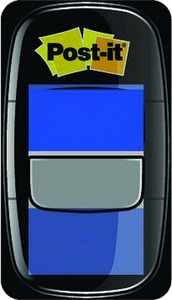 Jelölőcímke 25,4x43,2 mm 50 lap, adagolóval Post-it kék