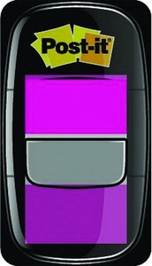 Jelölőcímke 25,4x43,2 mm 50 lap, adagolóval Post-it élénk lila