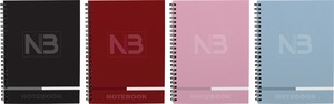 Spirálfüzet A/4 120 lapos, vonalas-négyzetrácsos T-Creativ "Notebook 3" vegyes színek
