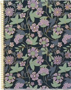 Spir&aacute;lf&uuml;zet A/4 4x25 lapos, vonalas MQ "Golden Jazmine" Dusk