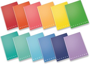 Füzet A/4 42 lapos, vonalas, 10 db/csomag Pigna "Monocromo" Original