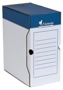 Archiváló doboz 150 mm VICTORIA kék-fehér