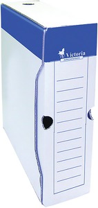 Archiváló doboz 80 mm VICTORIA kék-fehér