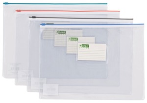 Irattartó tasak A/5 PP d.rect "Zippa-Bag"
