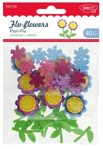 Dekorgumi forma, virágok Daco "Flu-flowers"