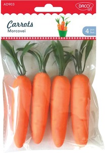 Műanyag répa 12,5 cm Daco "Carrots"