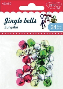 Csengettyű 1,2 cm Daco "Jingle bells" vegyes színek