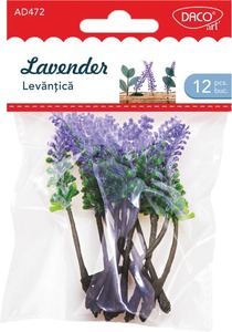 Művirág, levendula 11 cm Daco "Lavender"