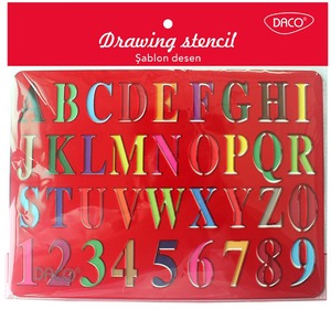 Rajzsablon, ABC Daco