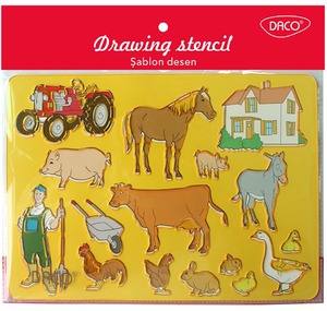 Rajzsablon, farm Daco