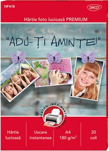 Fotópapír A/4 180 g, 20 ív/csomag Daco