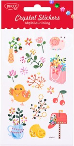 Matrica, 3D Daco "Crystal Stickers" tavasz