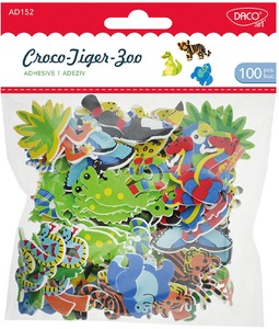 Dekorgumi forma, állatok Daco "Croco-tiger-zoo"