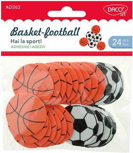 Dekorgumi forma, labda Daco "Basket-football"