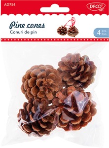 Fa dekoráció, kis toboz Daco Pine Cones
