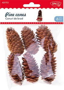 Fa dekoráció, nagy toboz Daco Pine Cones