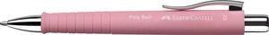 Golyóstoll 0,6 mm Faber-Castell "Poly Ball" rózsa