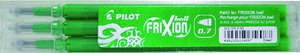 Rollertoll betét 0,7 mm törölhető 3 db Pilot "Frixion" zöld
