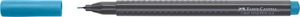 Tűfilc 0,4 mm Faber-Castell "Grip" Finepen türkizkék