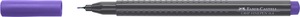 Tűfilc 0,4 mm Faber-Castell "Grip" Finepen sötét kékeslila