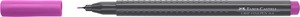 Tűfilc 0,4 mm Faber-Castell "Grip" Finepen sötétlila
