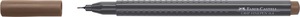 Tűfilc 0,4 mm Faber-Castell "Grip" Finepen égetett umbra