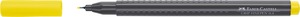 Tűfilc 0,4 mm Faber-Castell "Grip" Finepen krómsárga