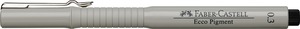 Tűfilc 0,3 mm Faber-Castell "Ecco Pigment" fekete