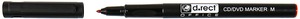 Alkoholos marker 1 mm d.rect "OHP" M piros