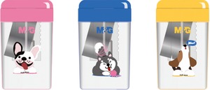 Hegyező 1 lyuk&uacute;, tart&aacute;lyos M&G "Puppy Party"