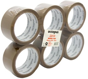 Ragasztószalag 48 mm x 50 m 40 mikron Octopus barna
