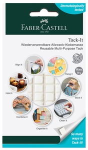 Gyurmaragasztó 84 kocka Faber-Castell "Tack-It"